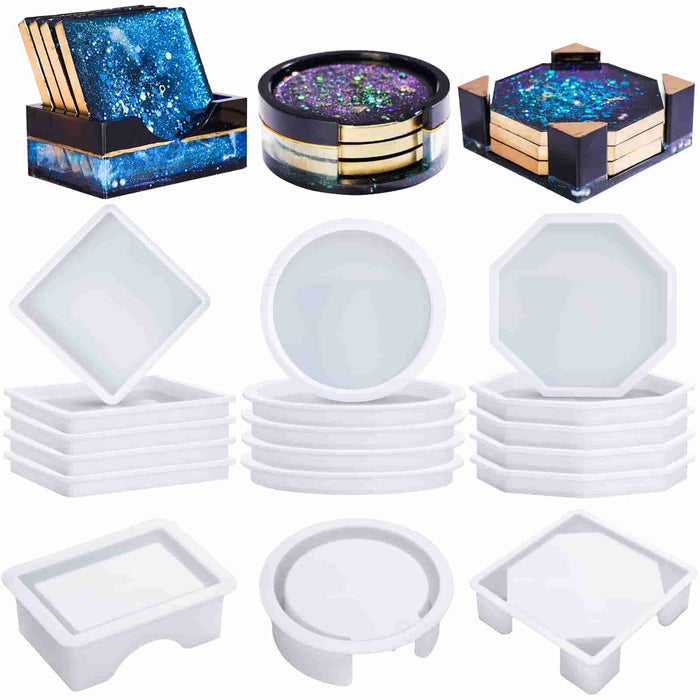 Round & Square & Octagon Coaster Molds