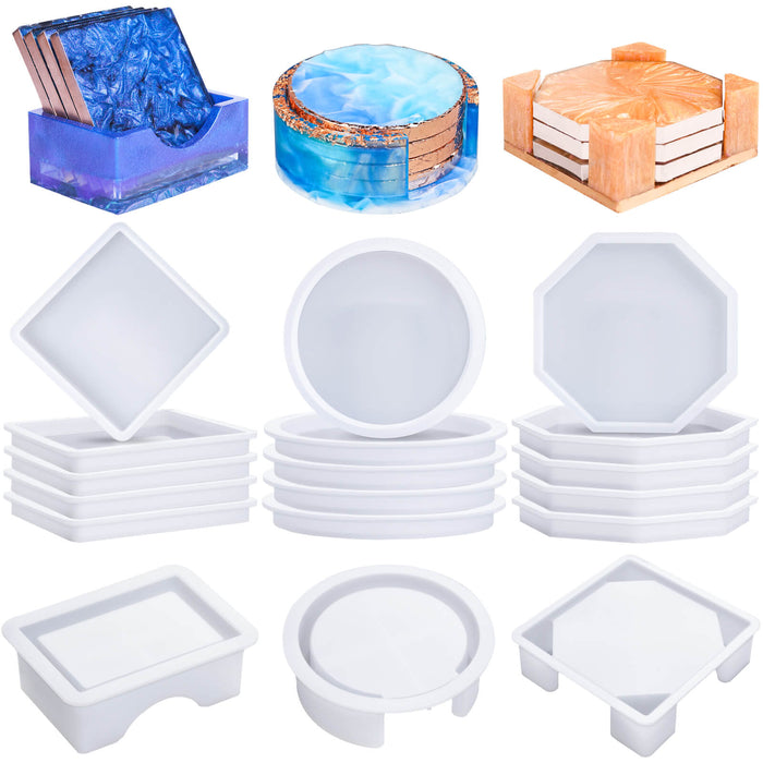 Round & Square & Octagon Coaster Molds