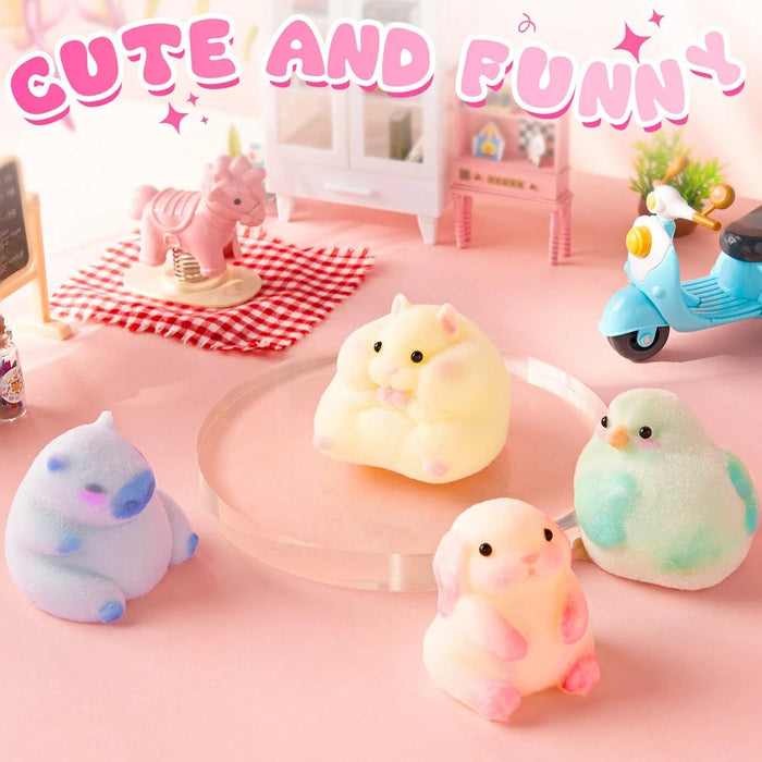 4 Cute Animals Taba Squishy Making All-in-one Kit