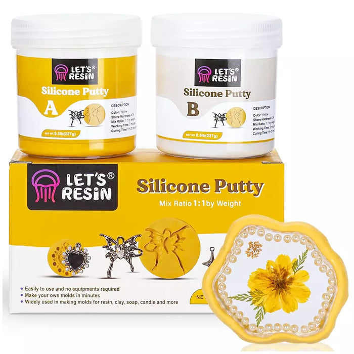 40A Yellow Silicone Mold Making Kit For Art Casting