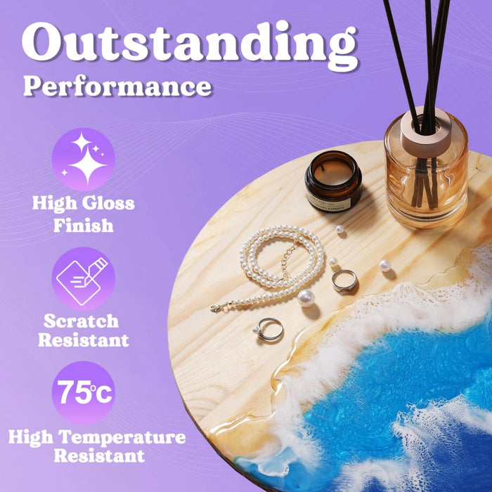 4L Crystal Clear Epoxy Resin Kit