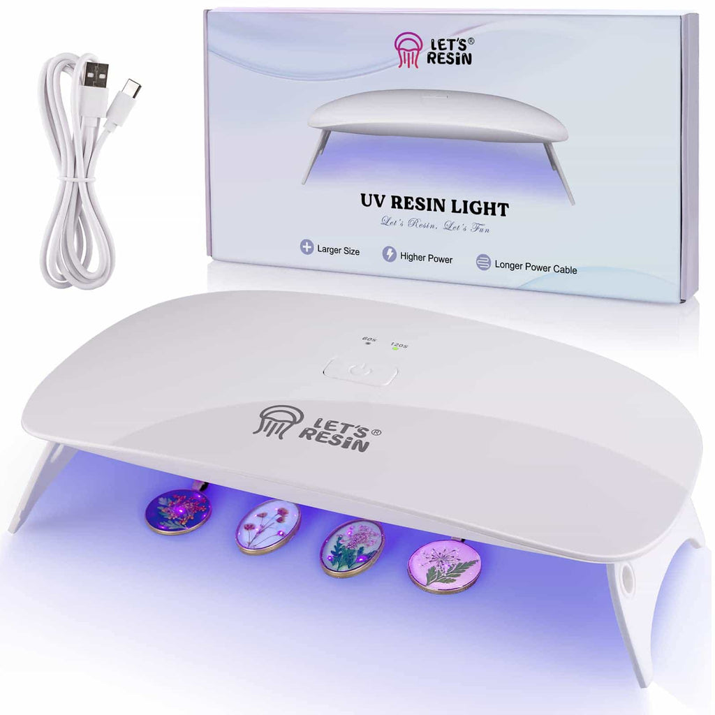 Kit de résine UV Let's Resin avec lumière, kit de fabrication de