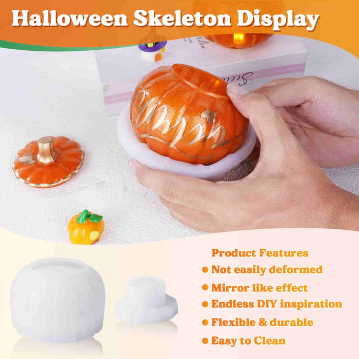 Pumpkin Jar Resin Molds