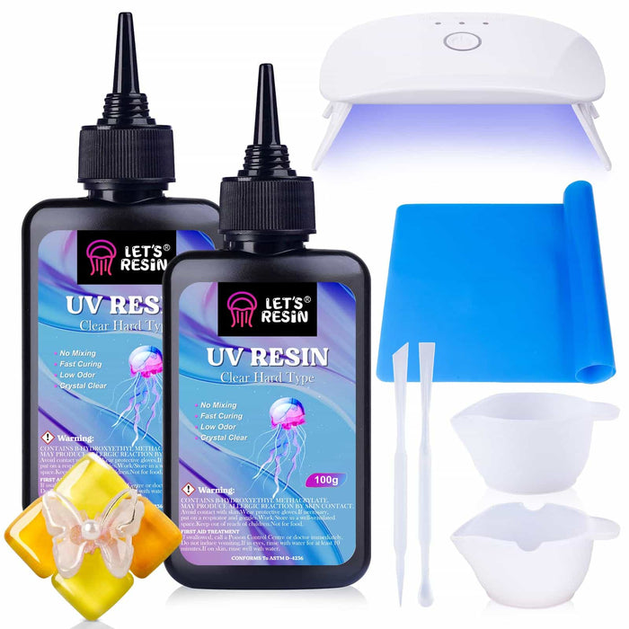 UV-Harz-Kit mit Lampe 