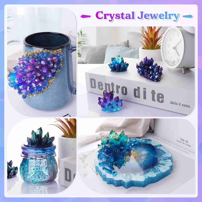 Crystal Cluster Resin Molds