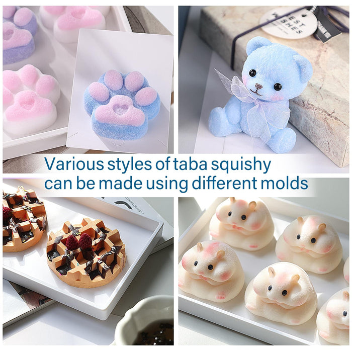 Soft Ruber Objects Liquid Super Soft Silicone Rubber for Taba Squishy Maker Cat Paw Molds ...