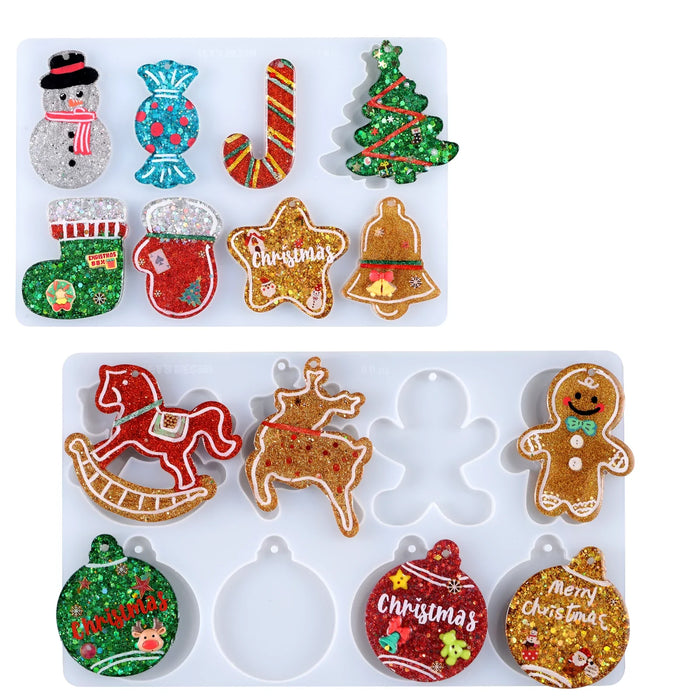 Let's Resin Christmas Epoxy Resin Silicone Molds