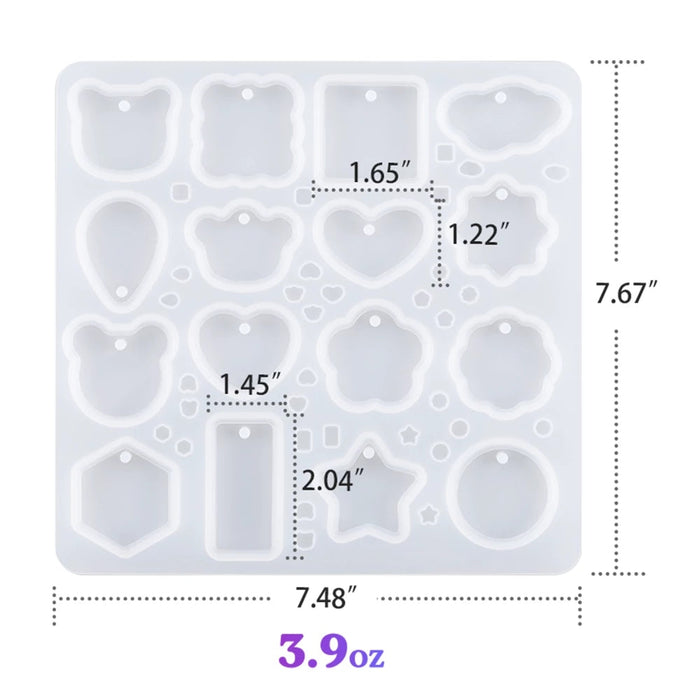 Irregular Shapes Pendant Resin Mold