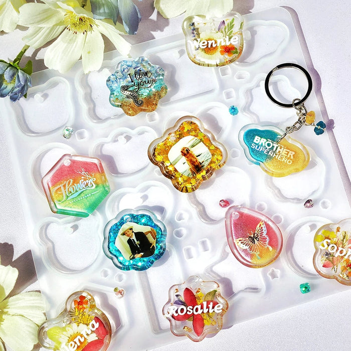 Irregular Shapes Pendant Resin Mold
