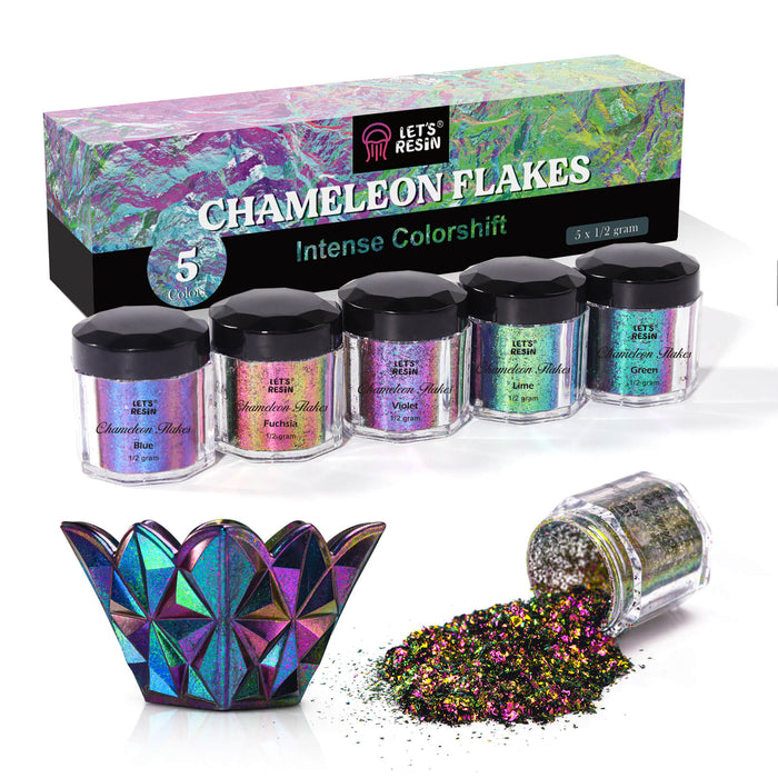 Chameleon Effect Series-Chameleon Flakes, Violet Ver. for Nail Design-(DE&FR)