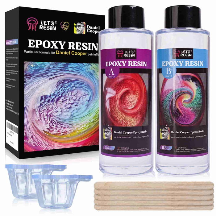 LET'S RESIN X Daniel Cooper - 23oz Epoxy Resin Kit for Alcohol Ink